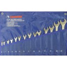 Набор гаечных комбинированных ключей CHROME VANADIUM cостоит из 6-15, 17, 19, 22, 24 мм