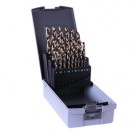 Metal Twist Drill Bits HSS Set 1.00 - 13.00 mm (Step 0.5 mm) /25 pcs in Rose box